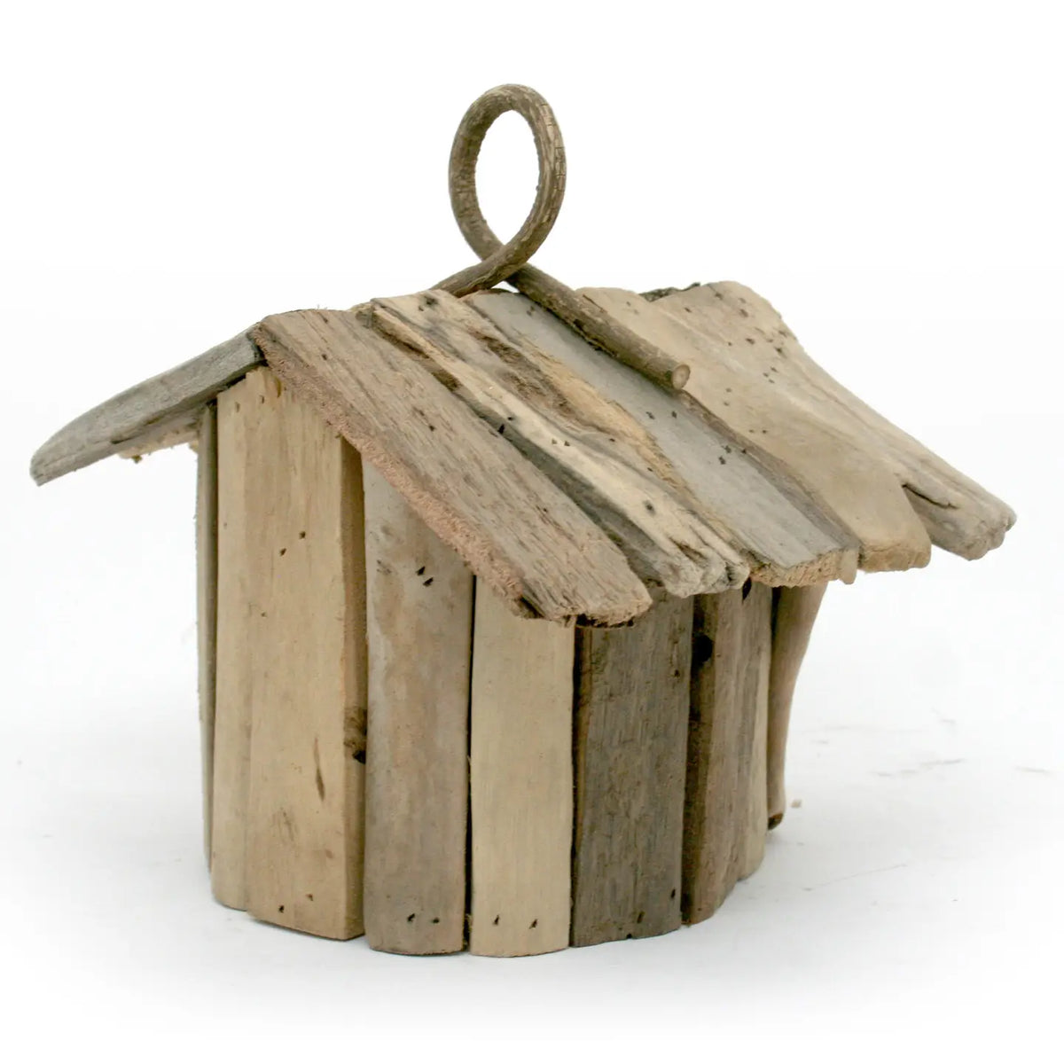 Round Driftwood Birdhouse