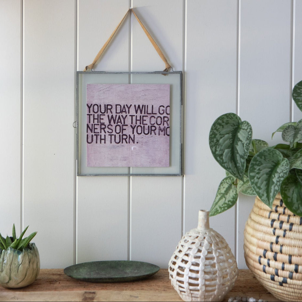 Your Day Will Go Art Poster - 8x8