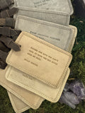 Anyone Who Says Leather Luggage Tag - Honey