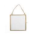 Square Brass Hanging Frame 7x7