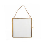Square Brass Hanging Frame 7x7