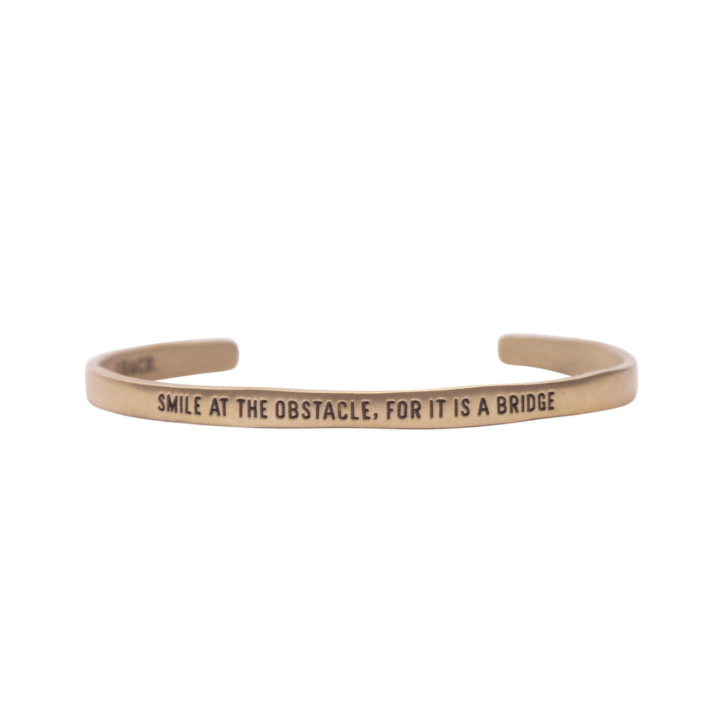 ***Brass Cuff - Smile At The Obstacle
