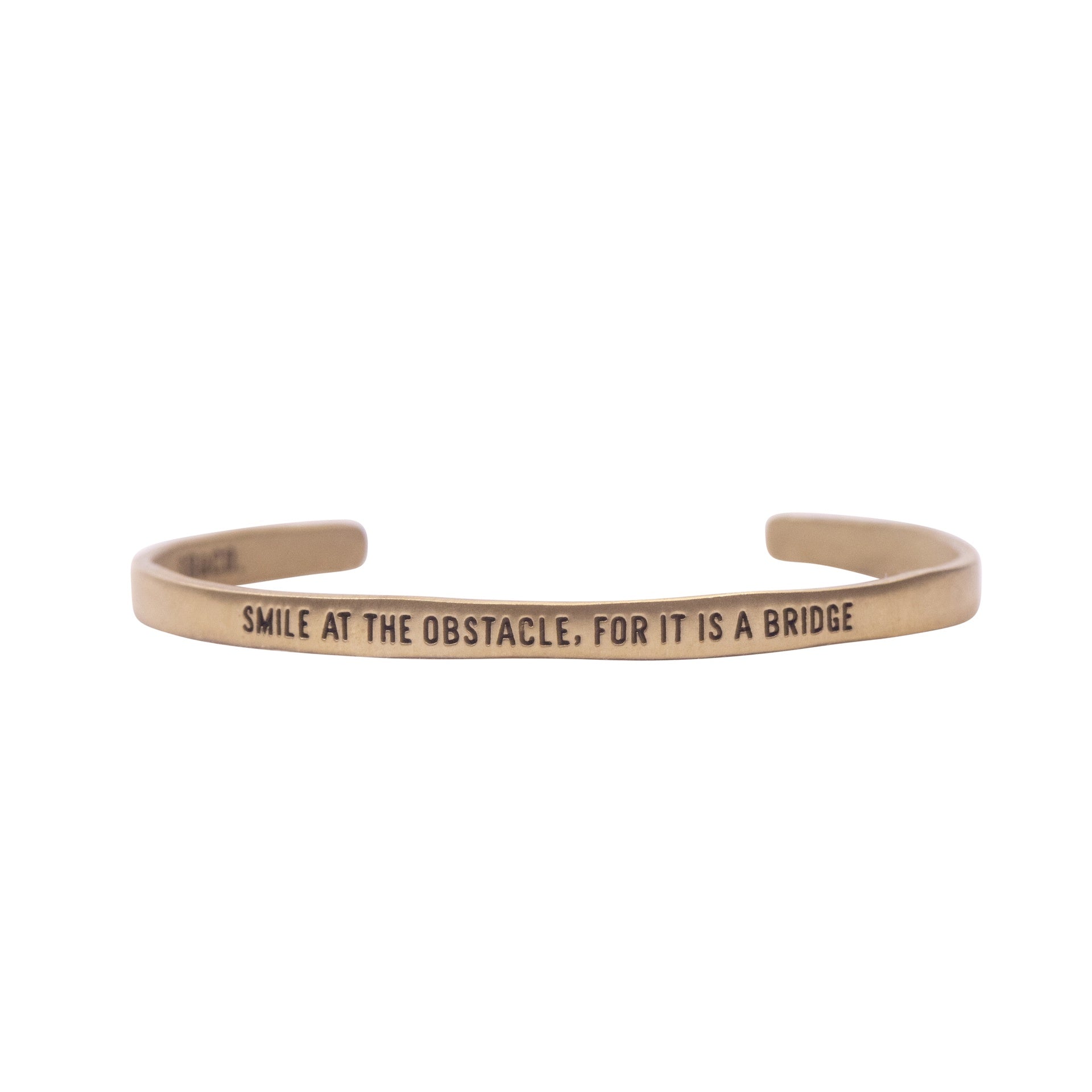 ***Brass Cuff - Smile At The Obstacle
