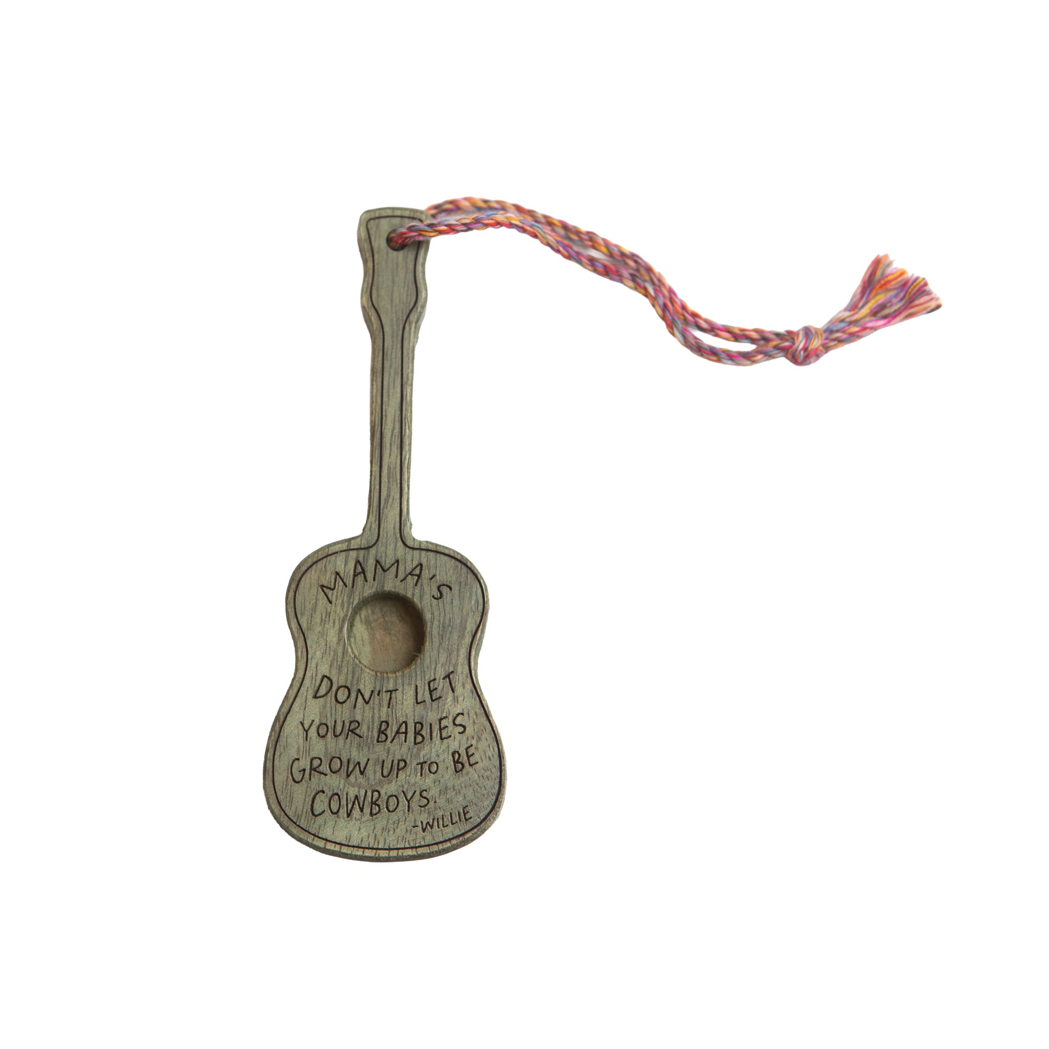 Mamas Don't Let Your Babies Grow Up Wooden Acoustic Guitar