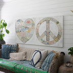 Choose Peace Art Print in White - Gallery Wrap