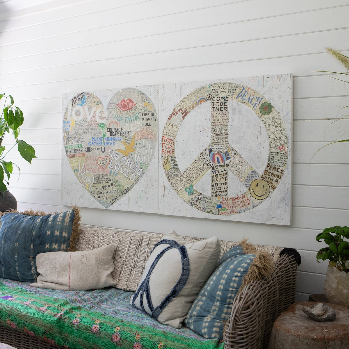 Choose Love Art Print in White