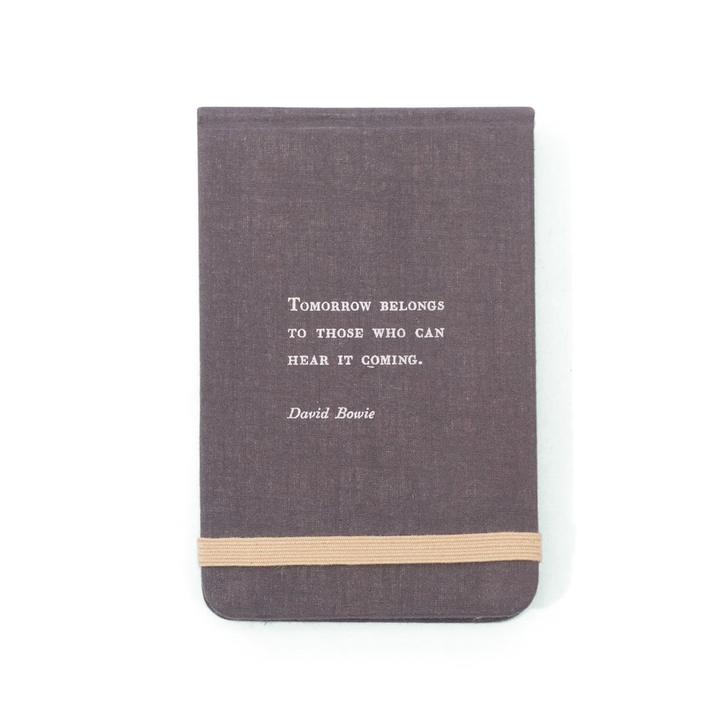 David Bowie Fabric Notebook-3.5"x5.5"