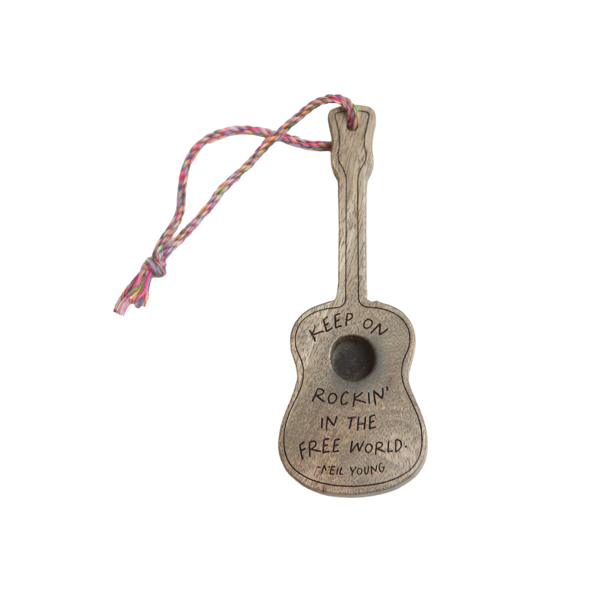 Keep On Rockin' Wooden Acoustic Guitar