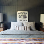 Tom Said Hand Painted Wall Tarp 25x25