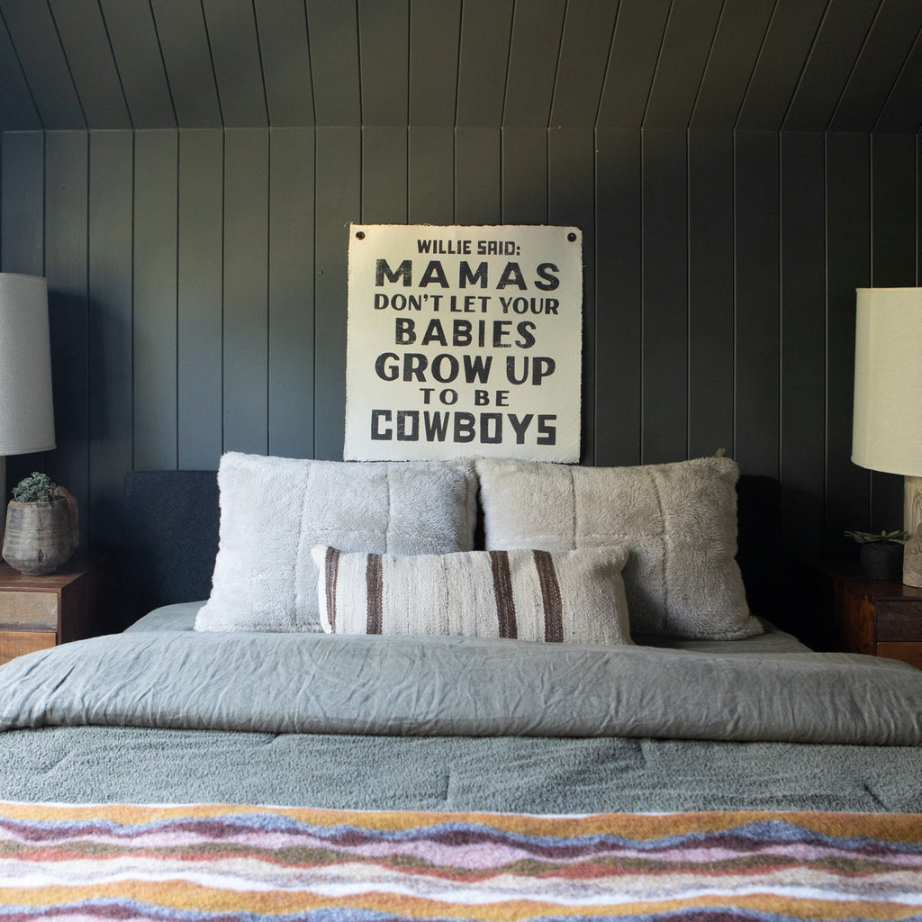 Willie Said Hand Painted Wall Tarp - 32x63