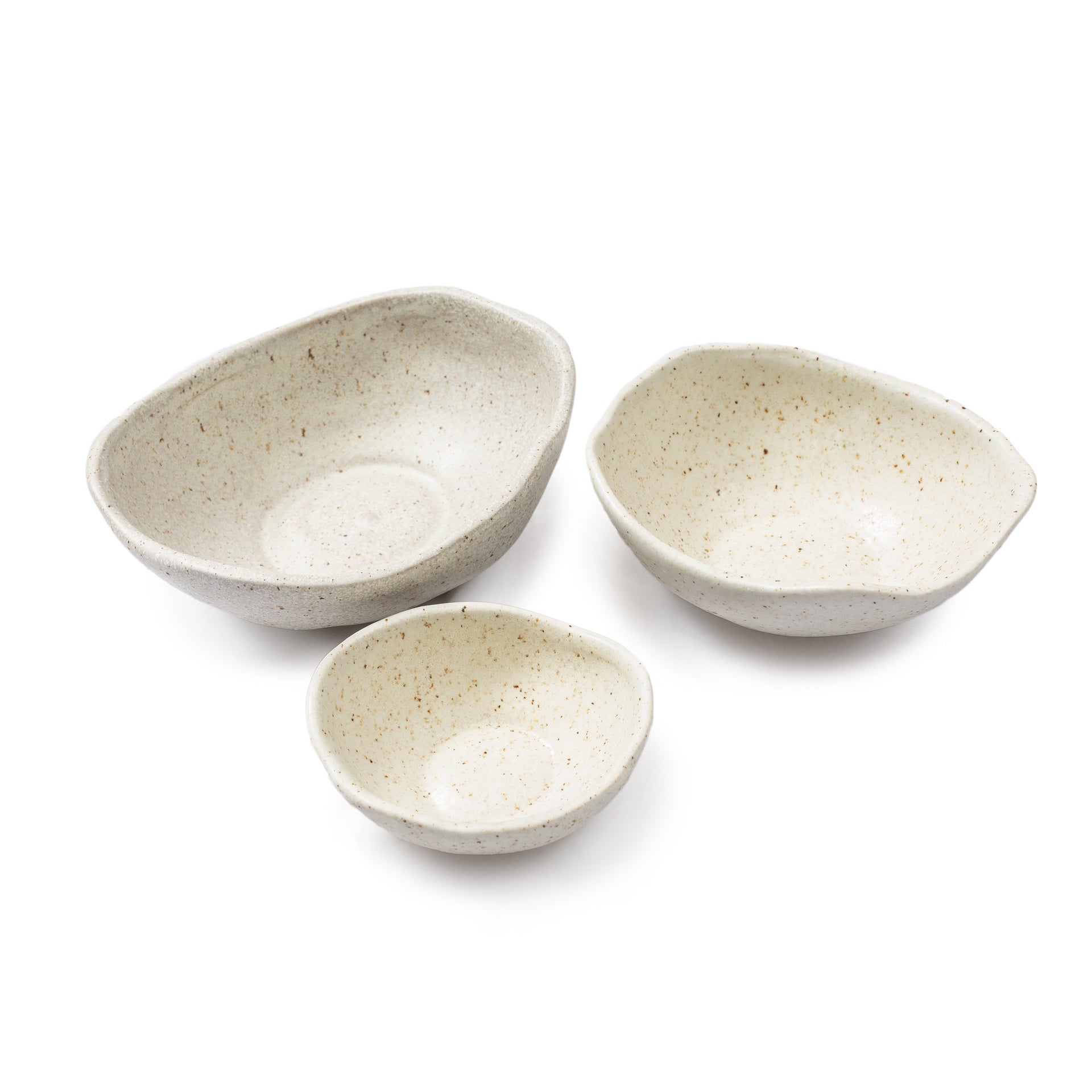 ***Large Speckled Ceramic Side Dish