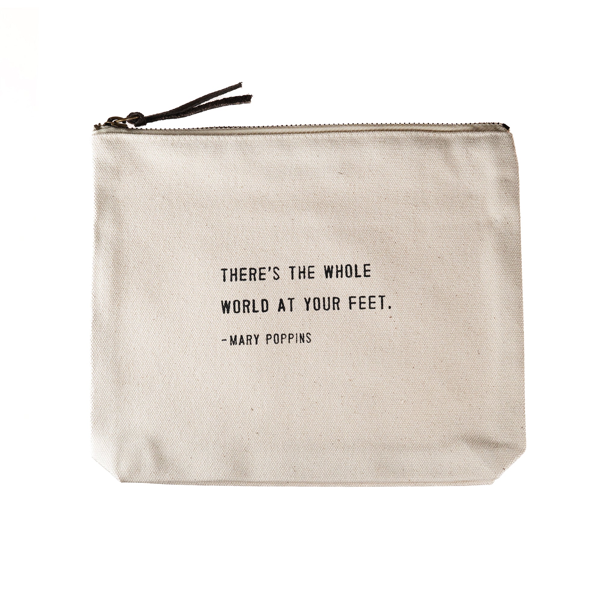 There's The Whole World (Mary Poppins) Canvas Zip Bag