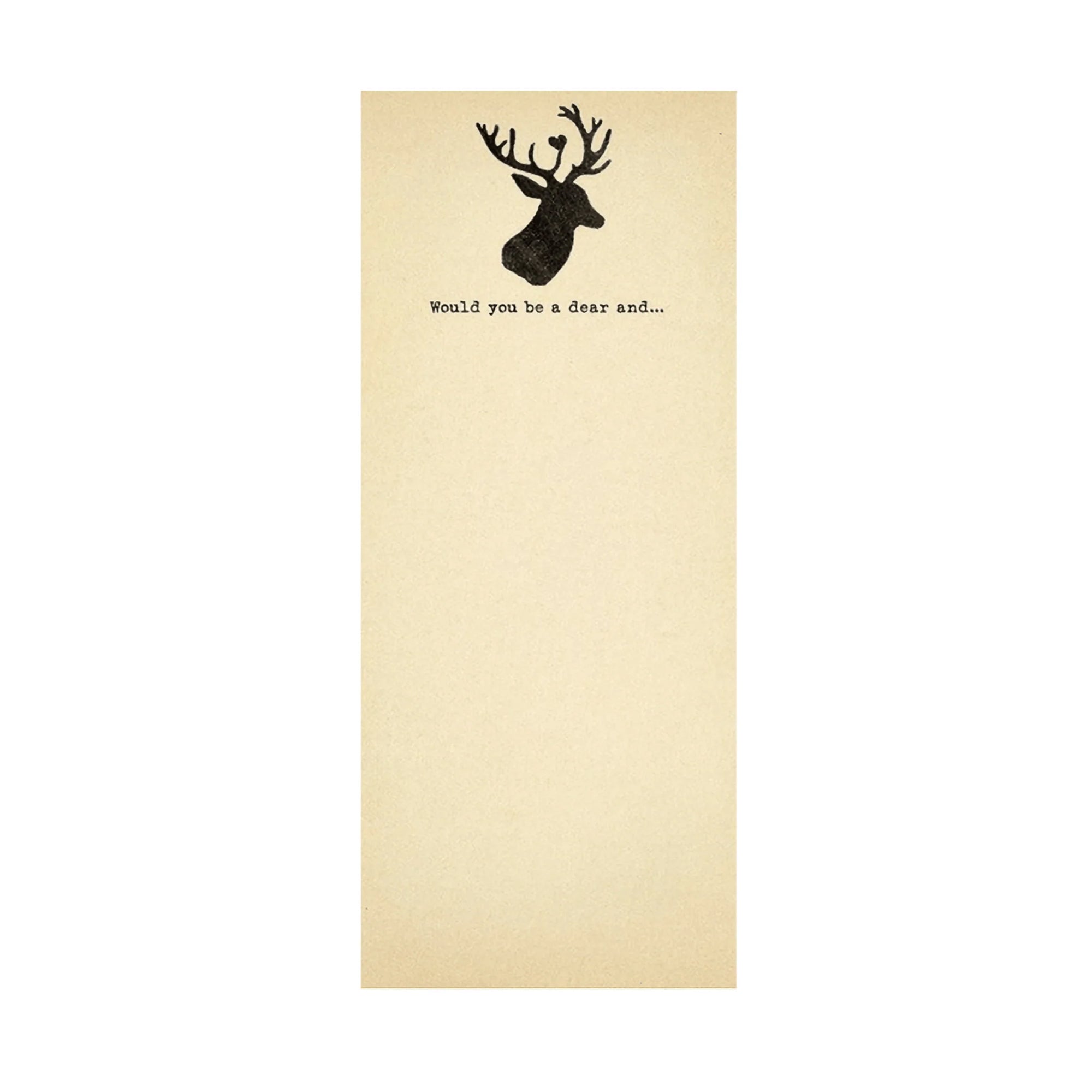 ***Deer Skinny Notepad