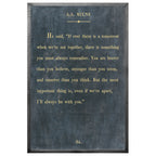 A.A. Milne Art Print - Grey Wood