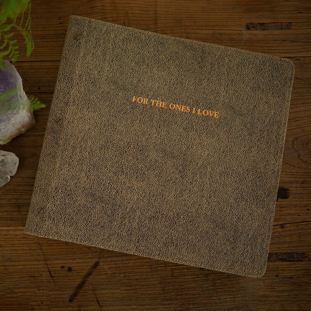 ***For the Ones I Love Leather Photo Keeper 13x13