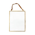 Vertical Brass Hanging Frame - 14.25"  x 19"