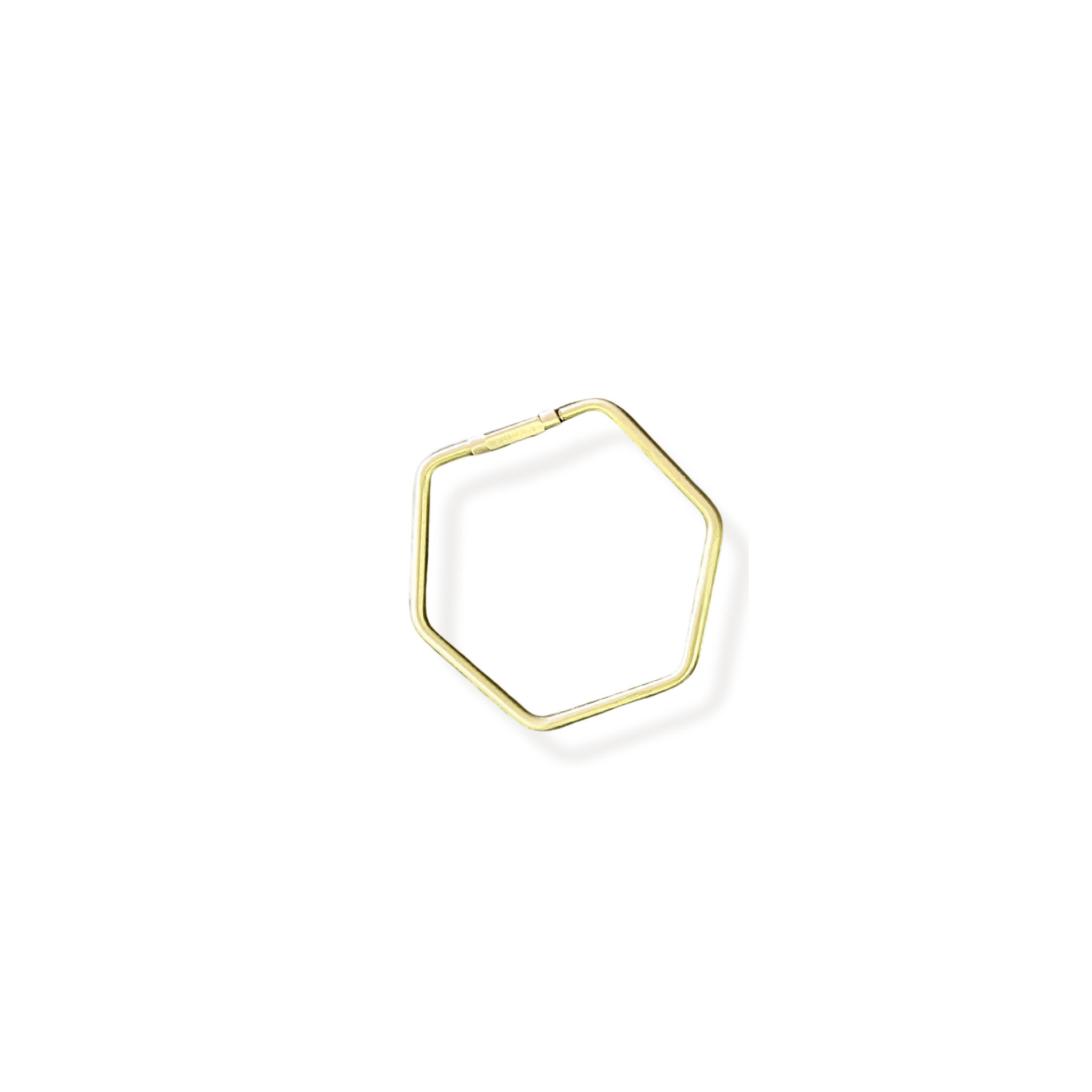 Hexagon Brass Carabiner