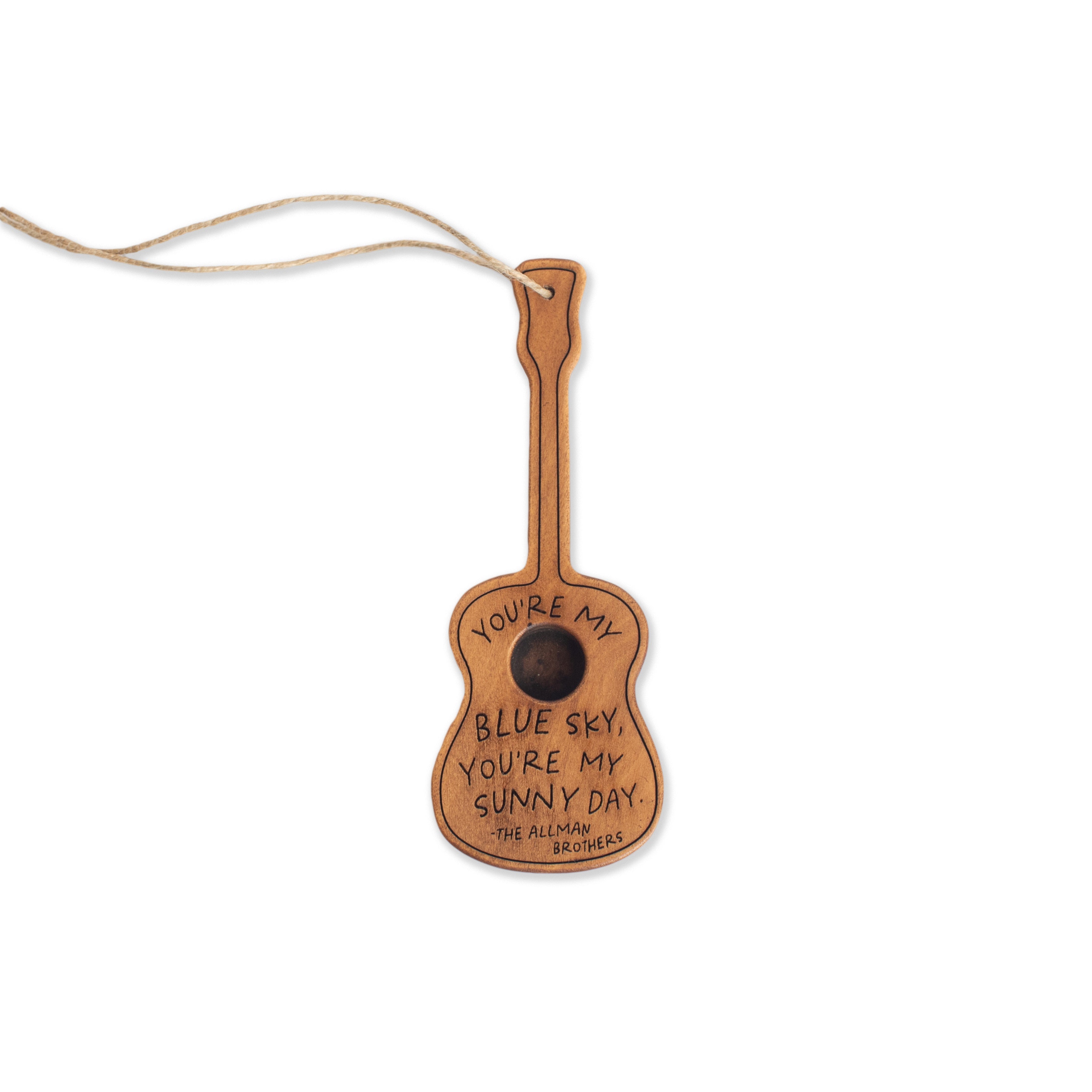 The Allman Brothers Wooden Guitar (2nd Edition) - 2"x5"