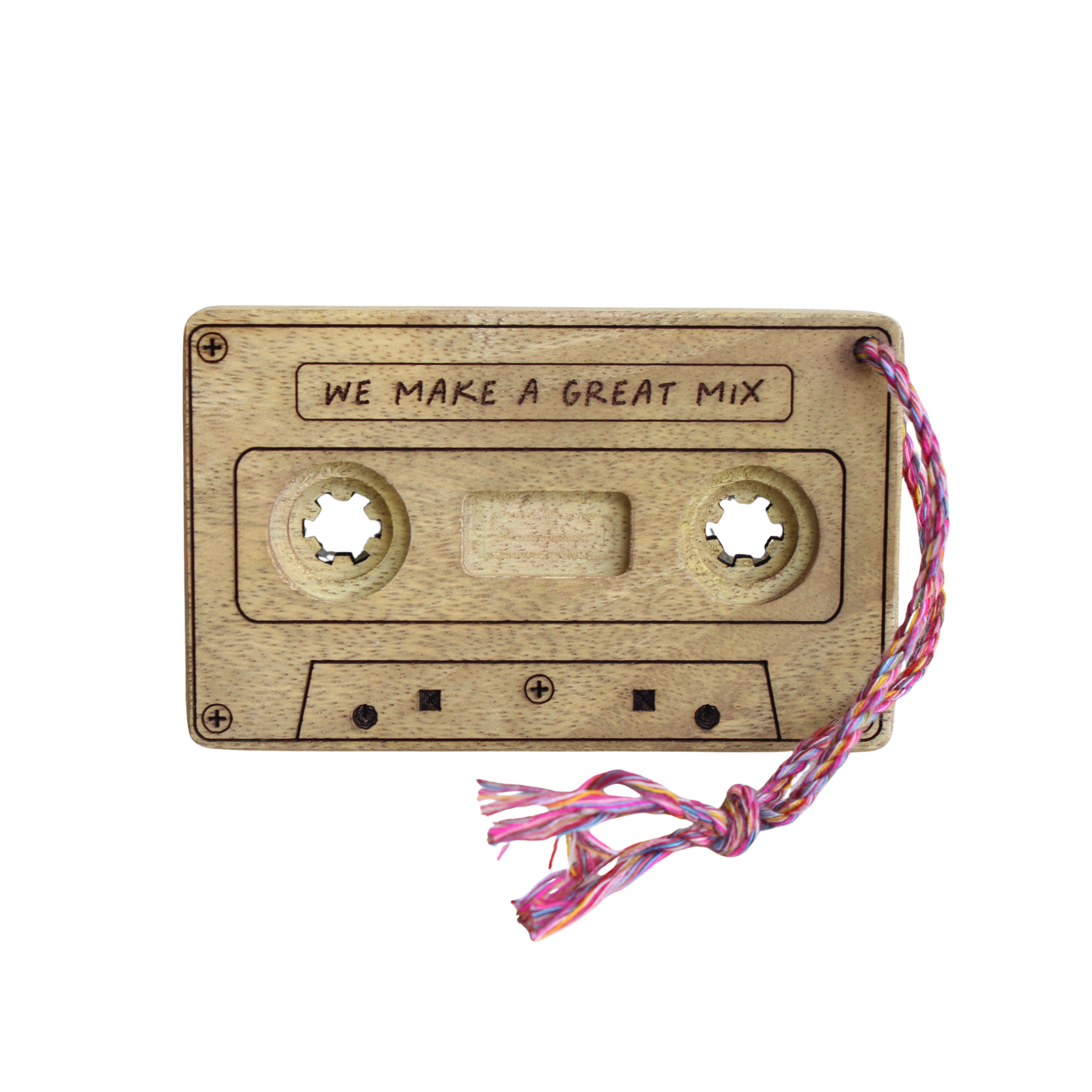 Wooden Mixtape-We Make a Great Mix- Yellow
