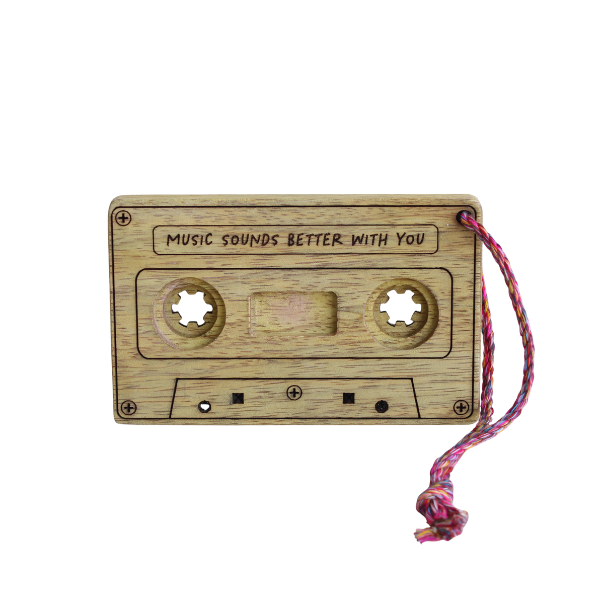 Wooden Mixtape Ornament