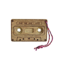 For The One I Love Wooden Mixtape - Yellow