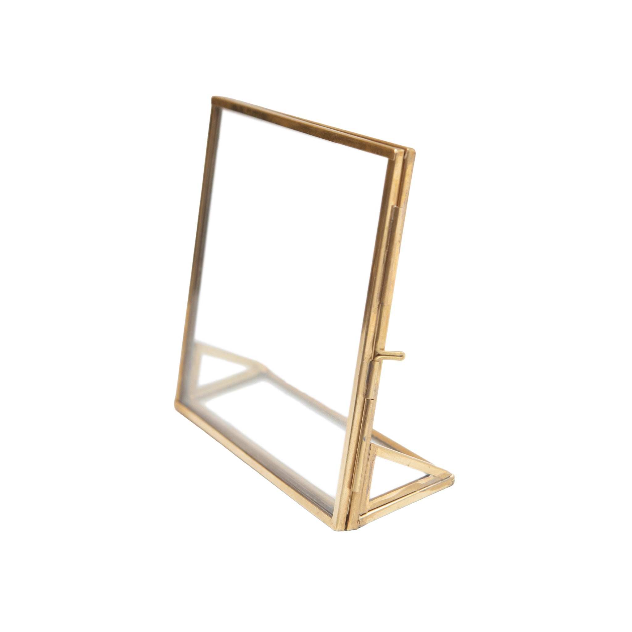 Square Brass Standing Frame 3x3