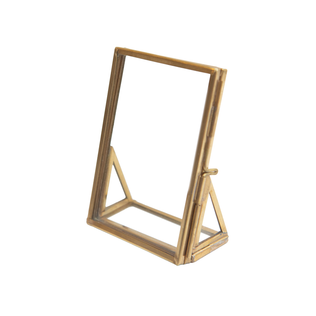 Brass Standing Frame 2.5x3.5 – Vertical