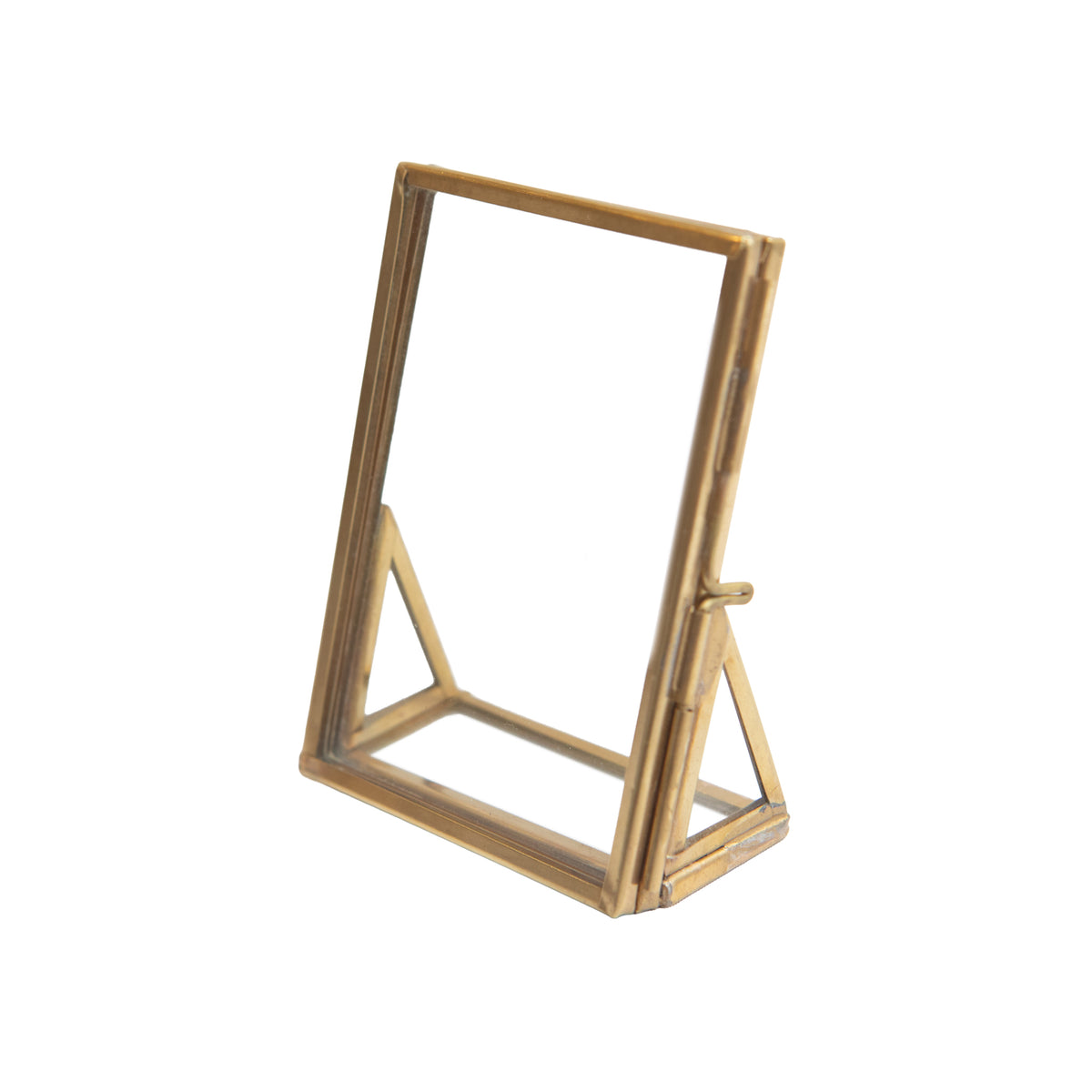 Brass Standing Frame 2.5x3.5 – Vertical