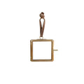 Square Brass Hanging Frame 2in