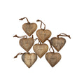 Small Engraved Wood Heart