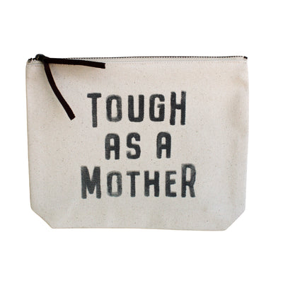 Cream Canvas Zip Bag