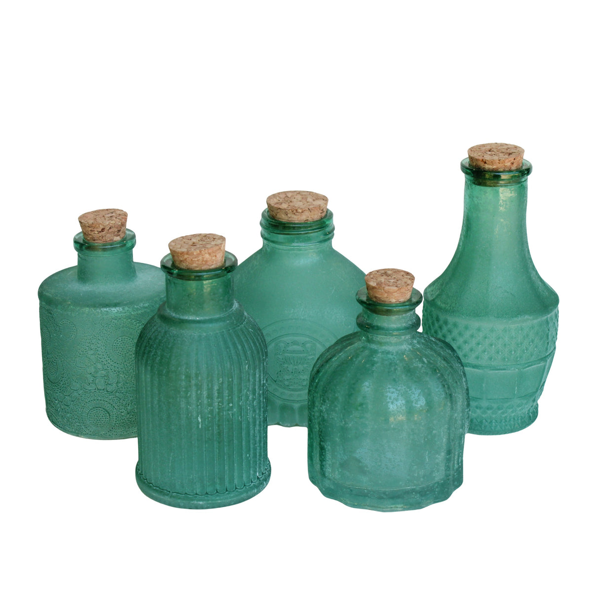Frosted Glass Bottle - Single