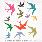 Excuse Me While I Kiss Art Print - Gallery Wrap