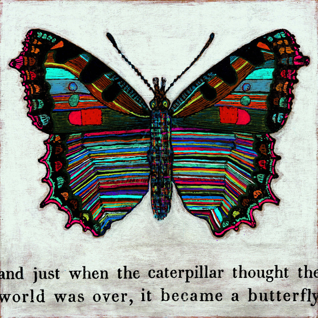 Butterfly Art Print (Gallery Wrap)