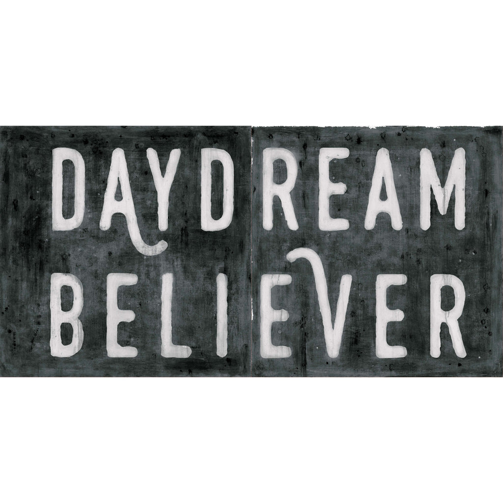 Daydream Believer Art Print in Black