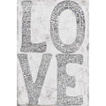 L-O-V-E in White - Art Print