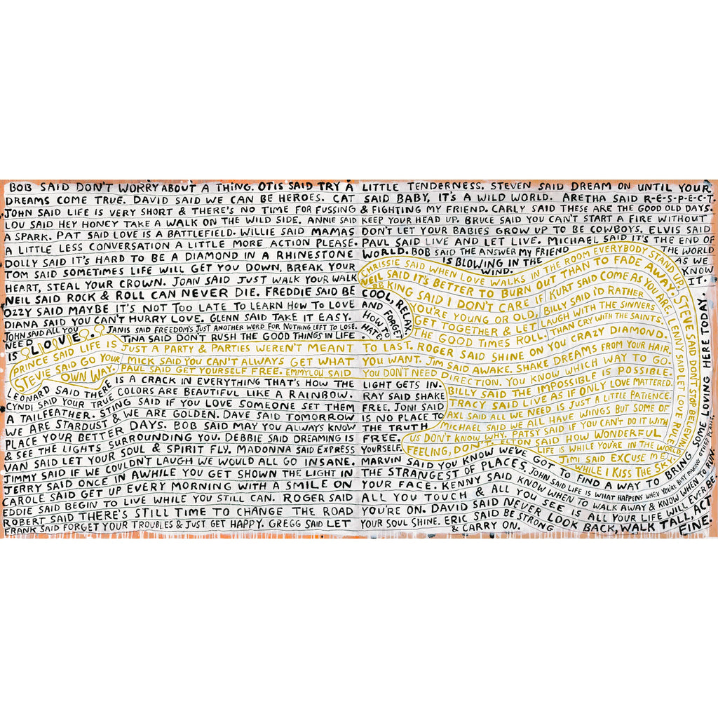 Legends Art Print in White