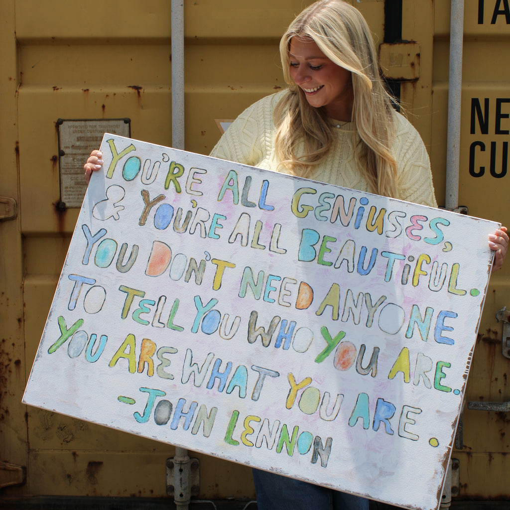 You're All Geniuses Art Print
