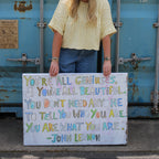 You're All Geniuses Art Print - Gallery Wrap