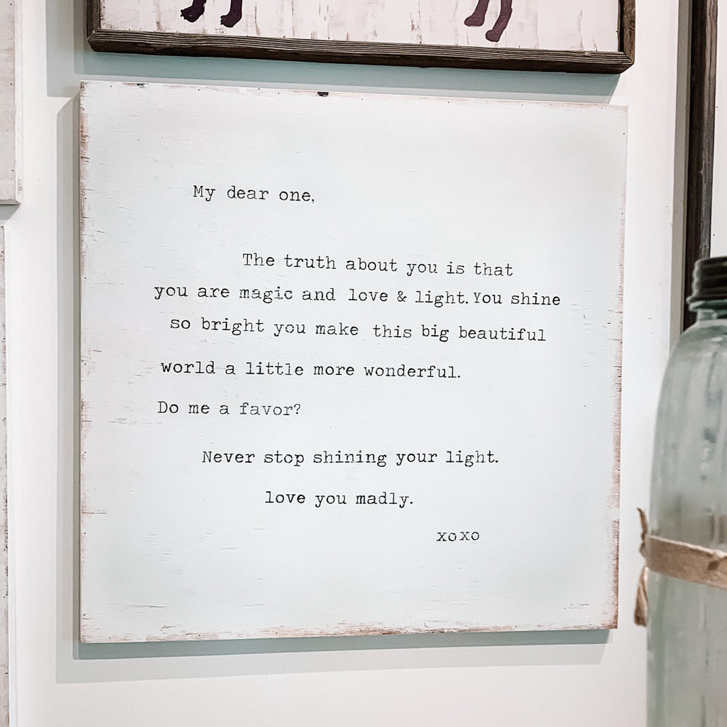 Never Stop Shining Art Print
