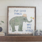 Good Things Elephant Art Print