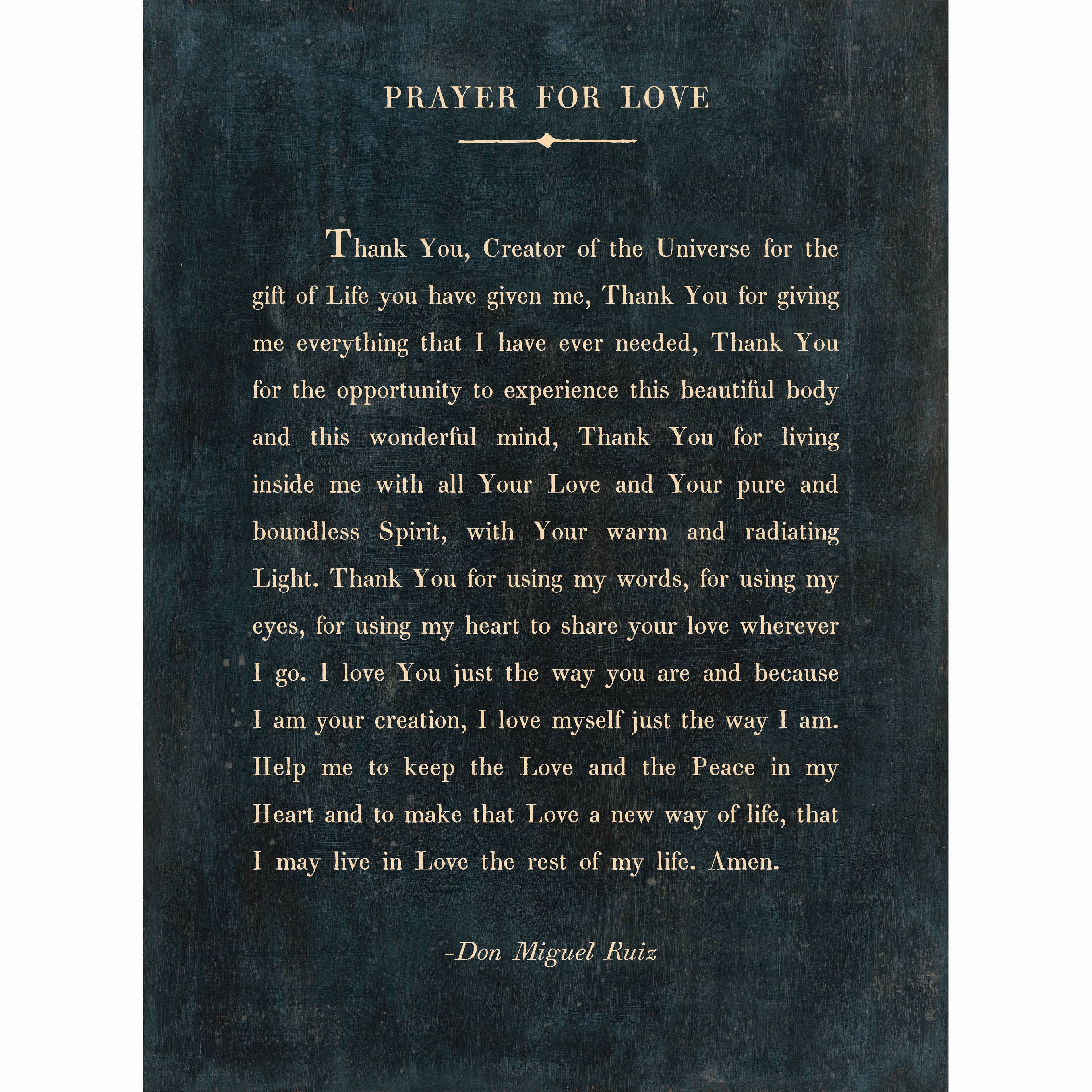 Prayer For Love Art Print - Gallery Wrap