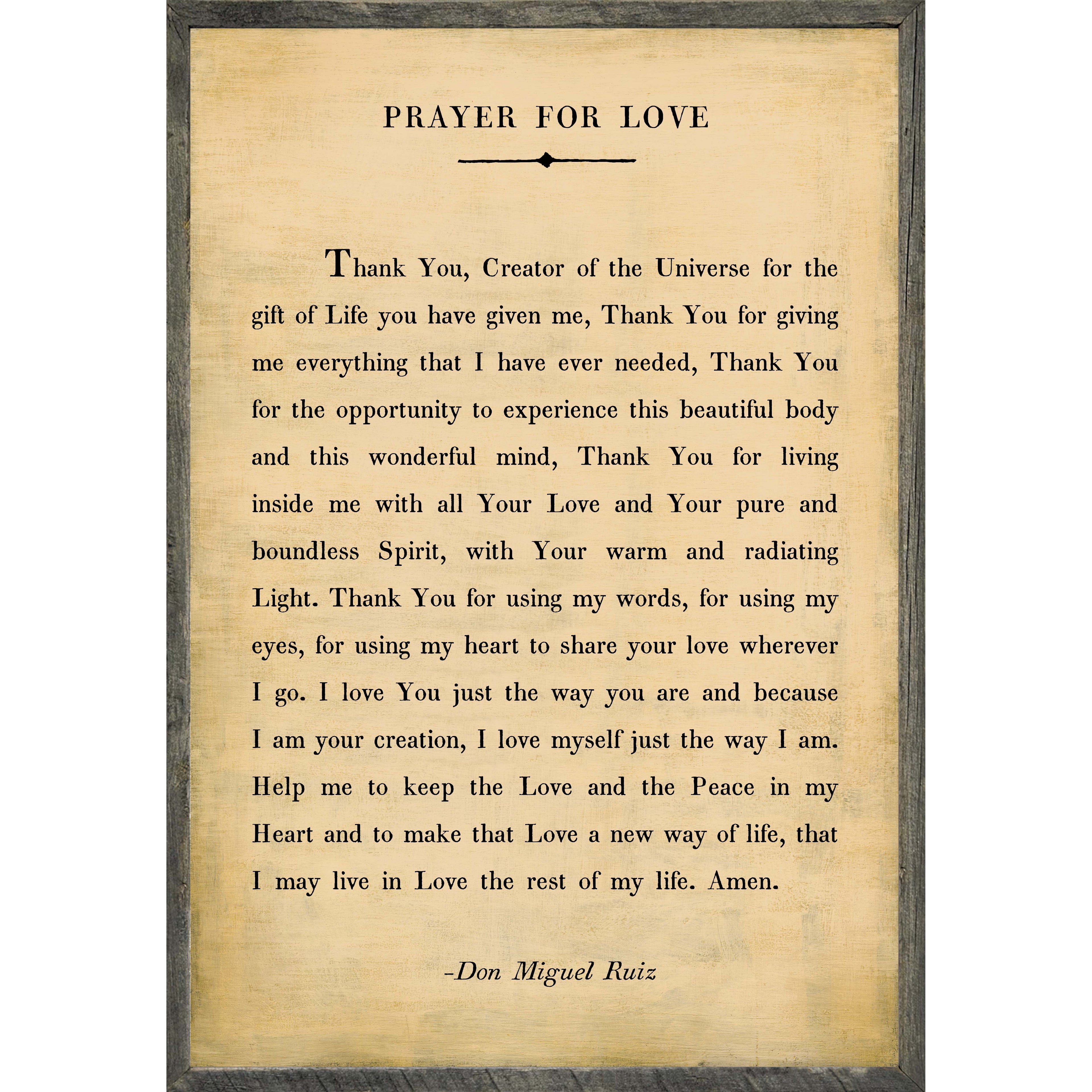 Prayer For Love Art Print