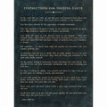 Instructions Before Visiting Earth Art Print - Gallery Wrap