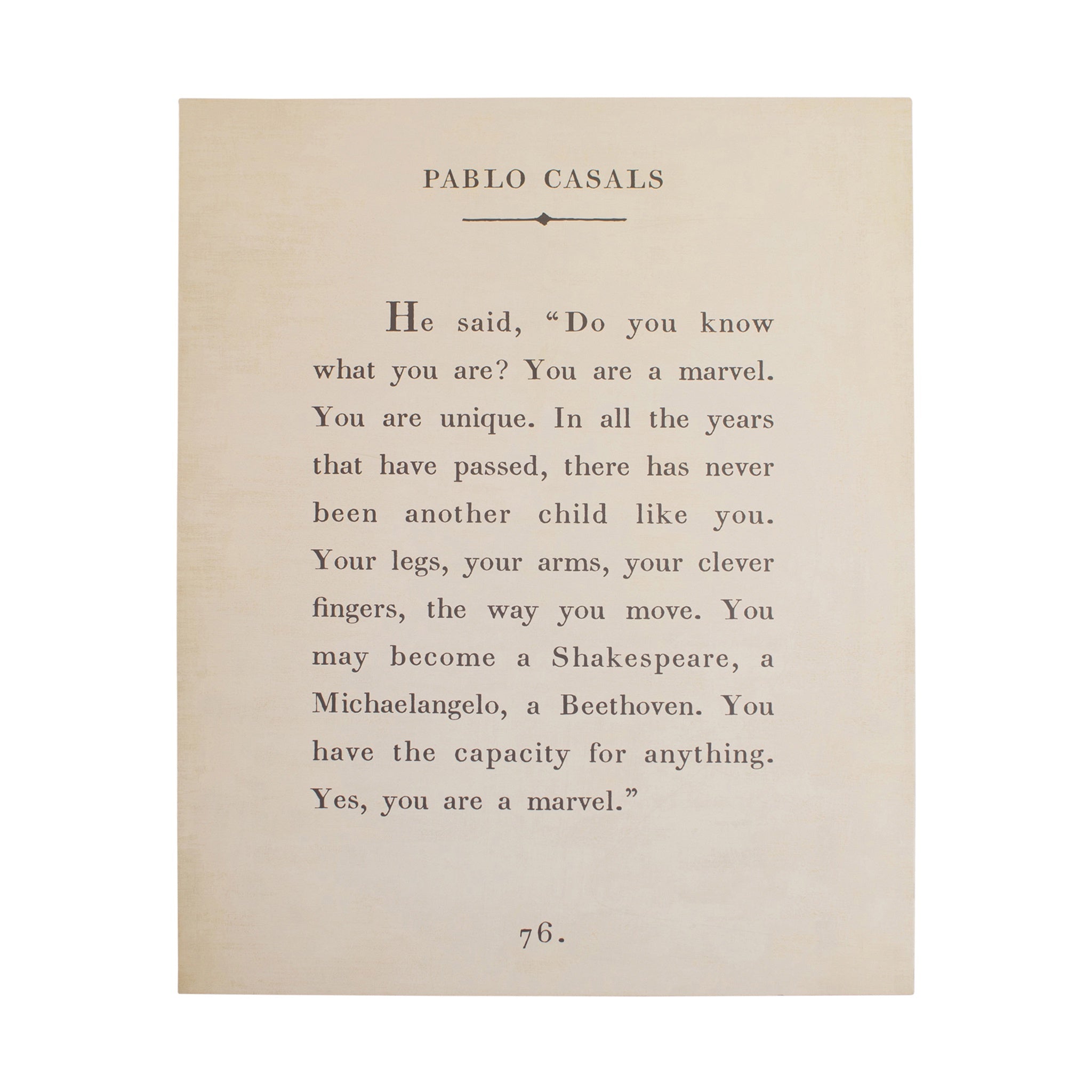 Pablo Casals Art Poster