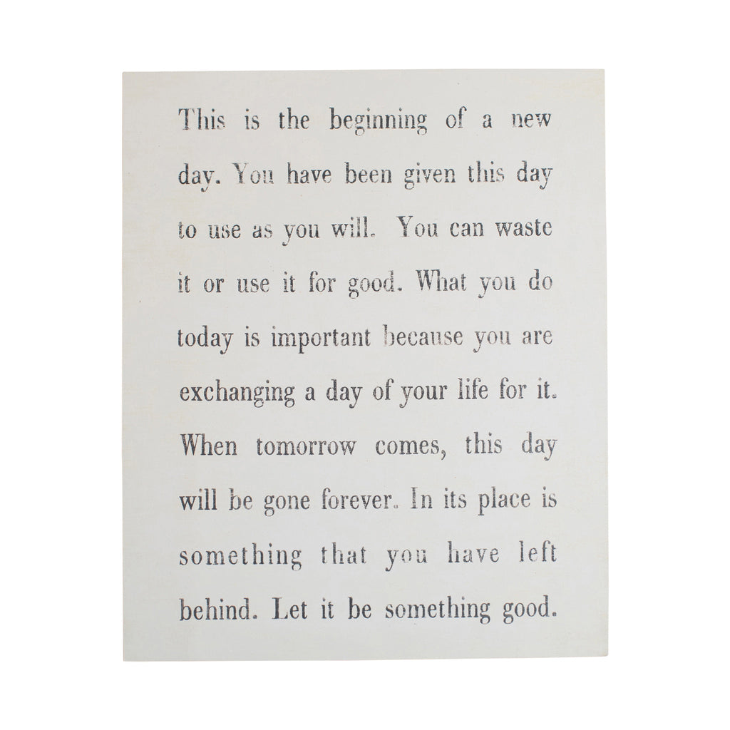 This Is The Beginning Art Poster - 12x16