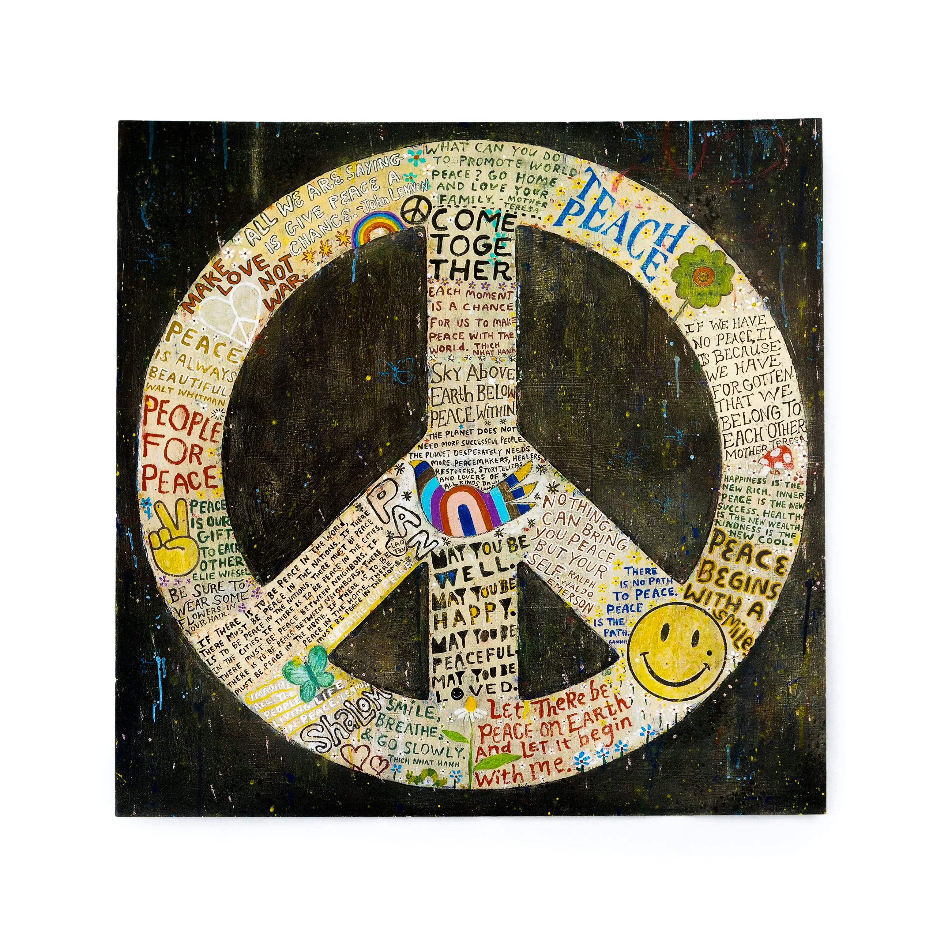 Choose Peace Art Poster - 8" x 8"