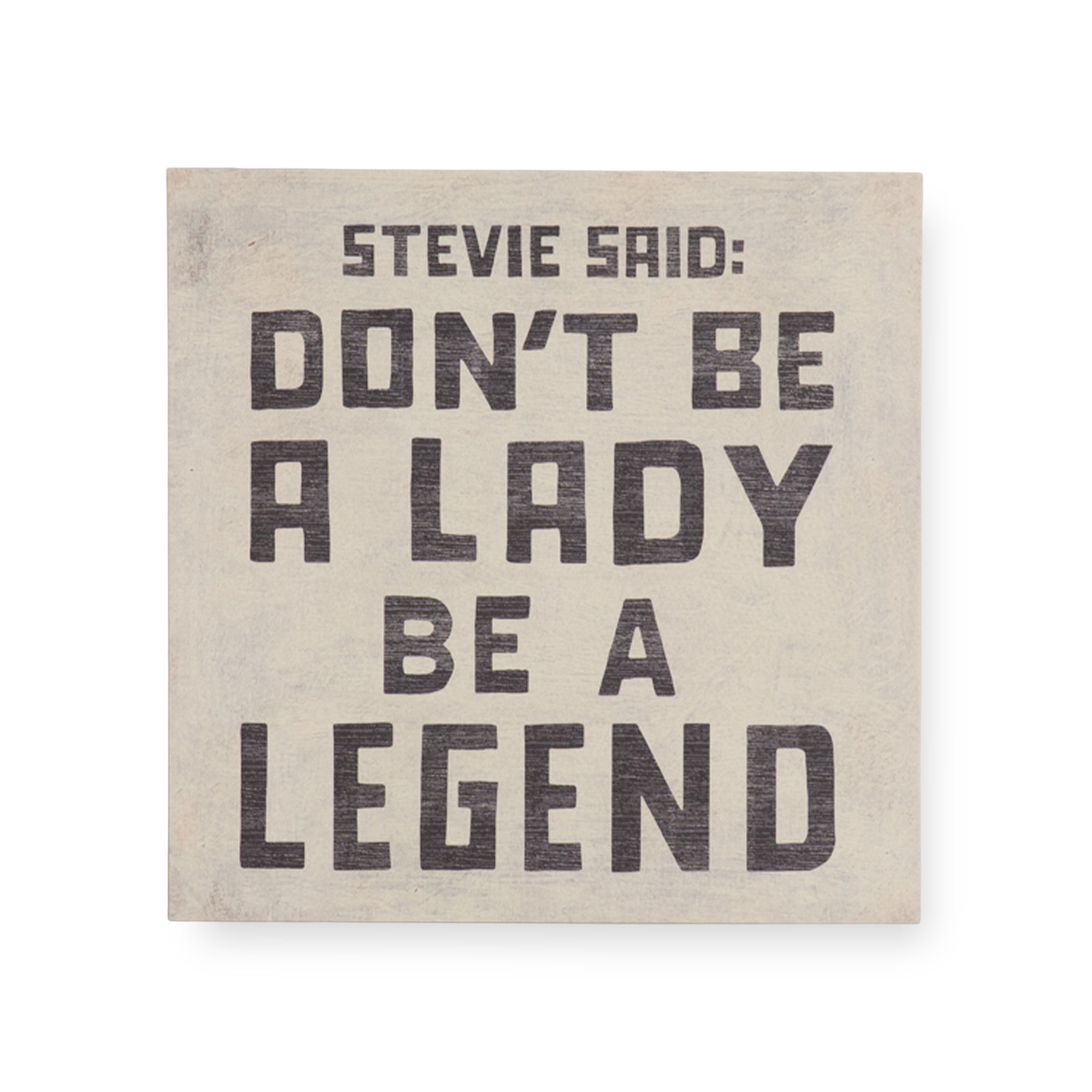 Stevie Said Art Poster - 12" x 12"