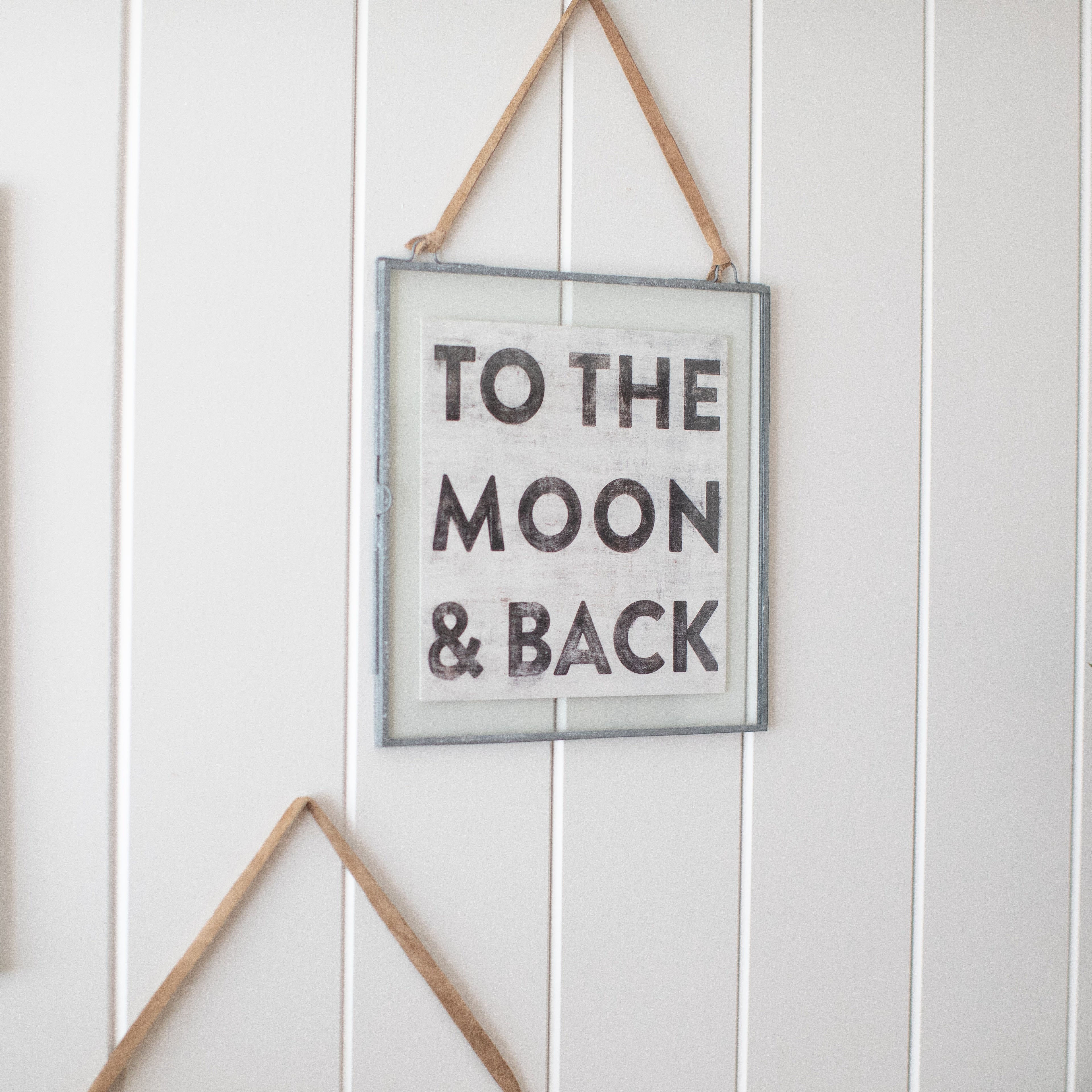 To The Moon & Back Art Poster - 12x12