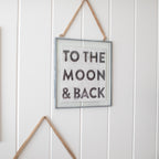 To The Moon & Back Art Poster - 8x8